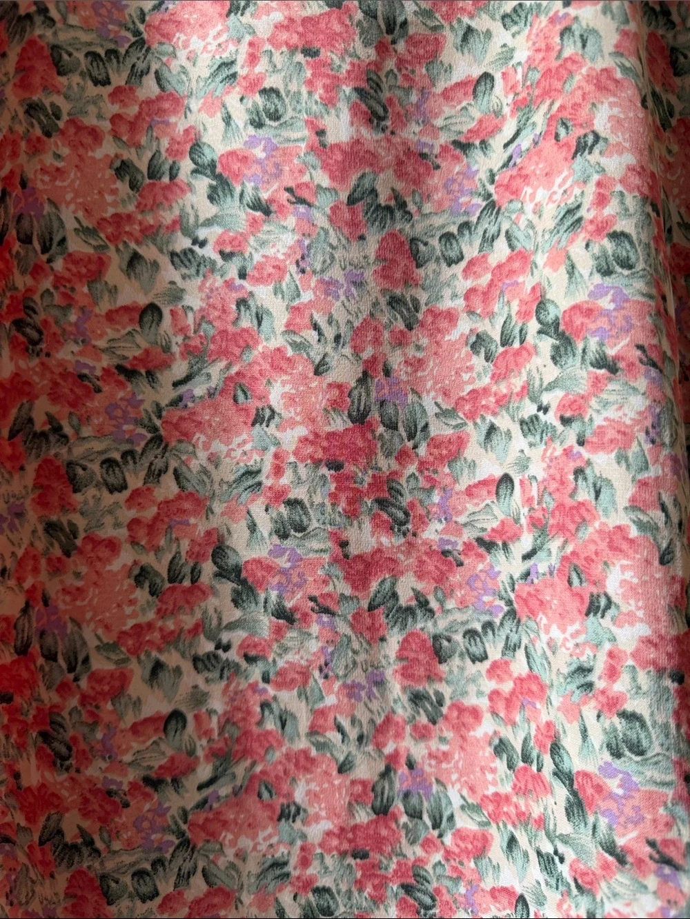 entro Pink Floral Ruffle Shoulder Camisole